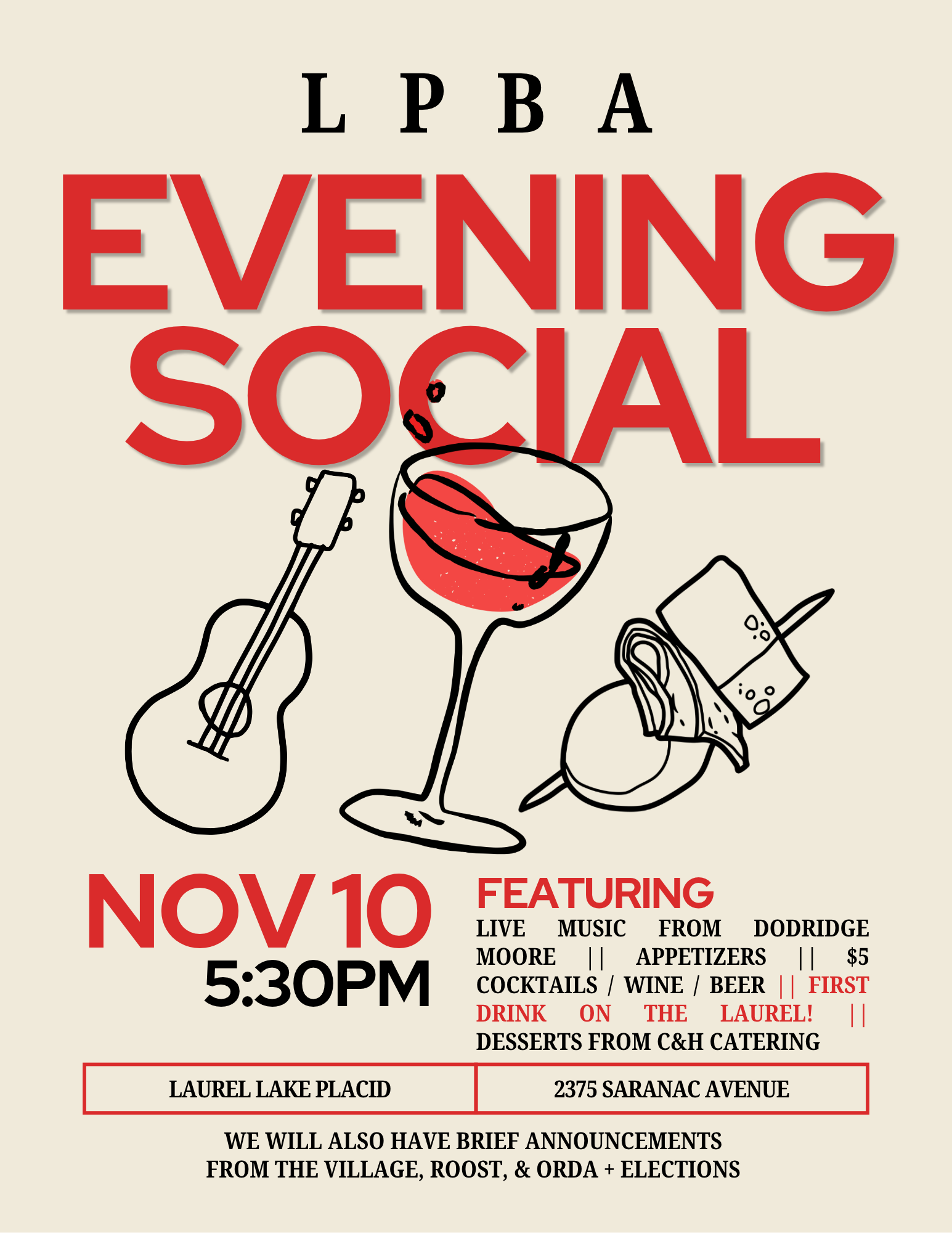 LPBA Evening Social 11.10.26